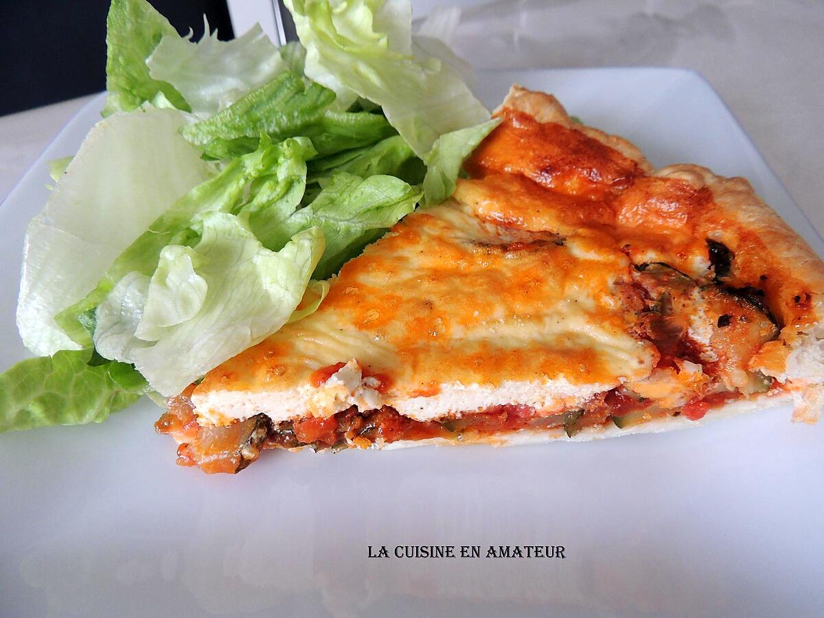 recette Quiche tomates et courgettes