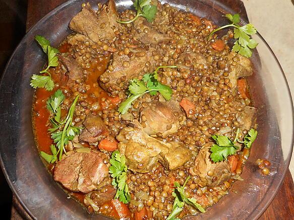 Recette de Ragout d agneau aux lentilles