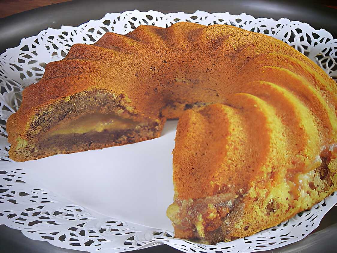 Couronne aux noix et à la compote