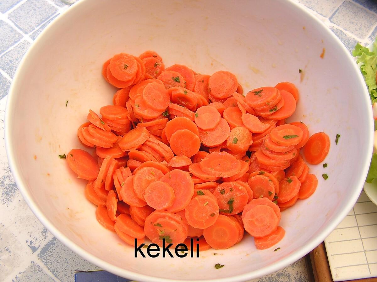recette Salade de carottes cuites