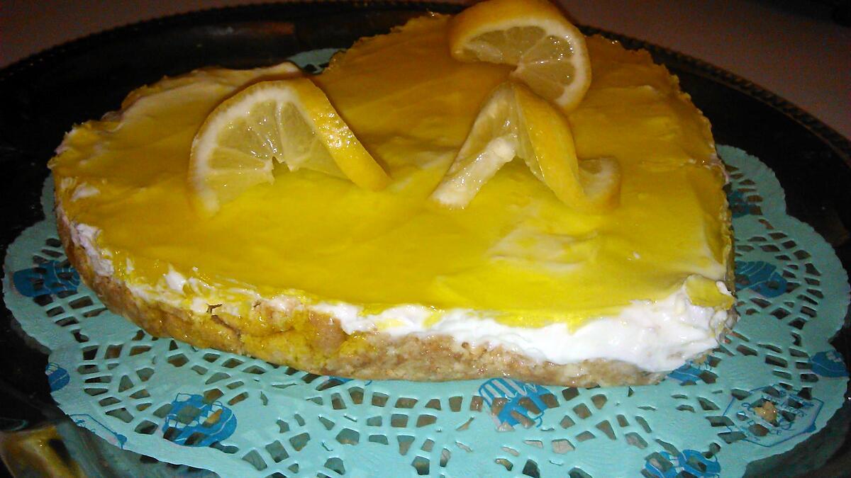 recette Cheese cake d'amour au citron sans cuisson