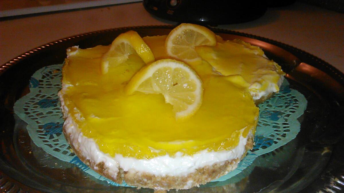 recette Cheese cake d'amour au citron sans cuisson