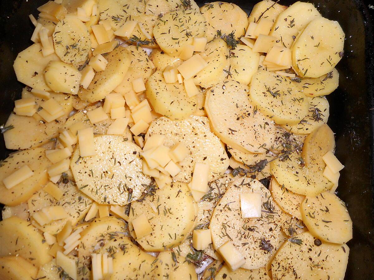 recette Gratin de pommes de terre paysan