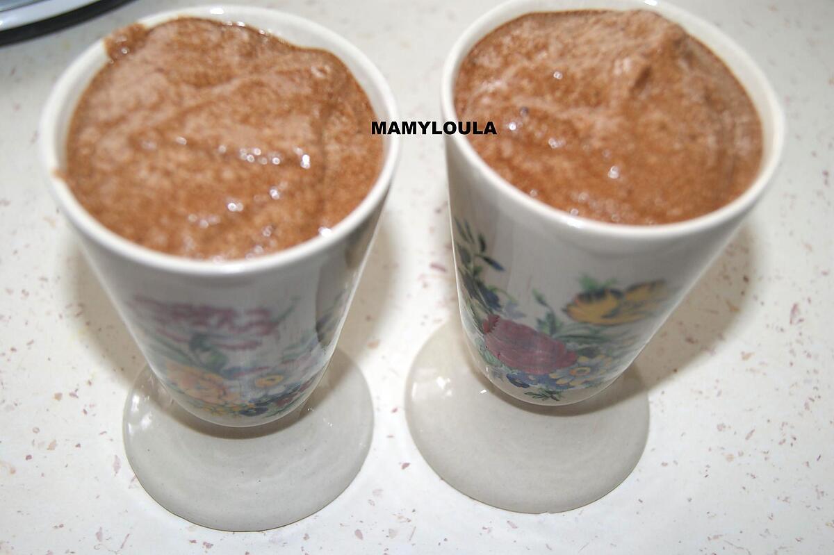 recette Mousse au chocolat et à la fleur d'oranger