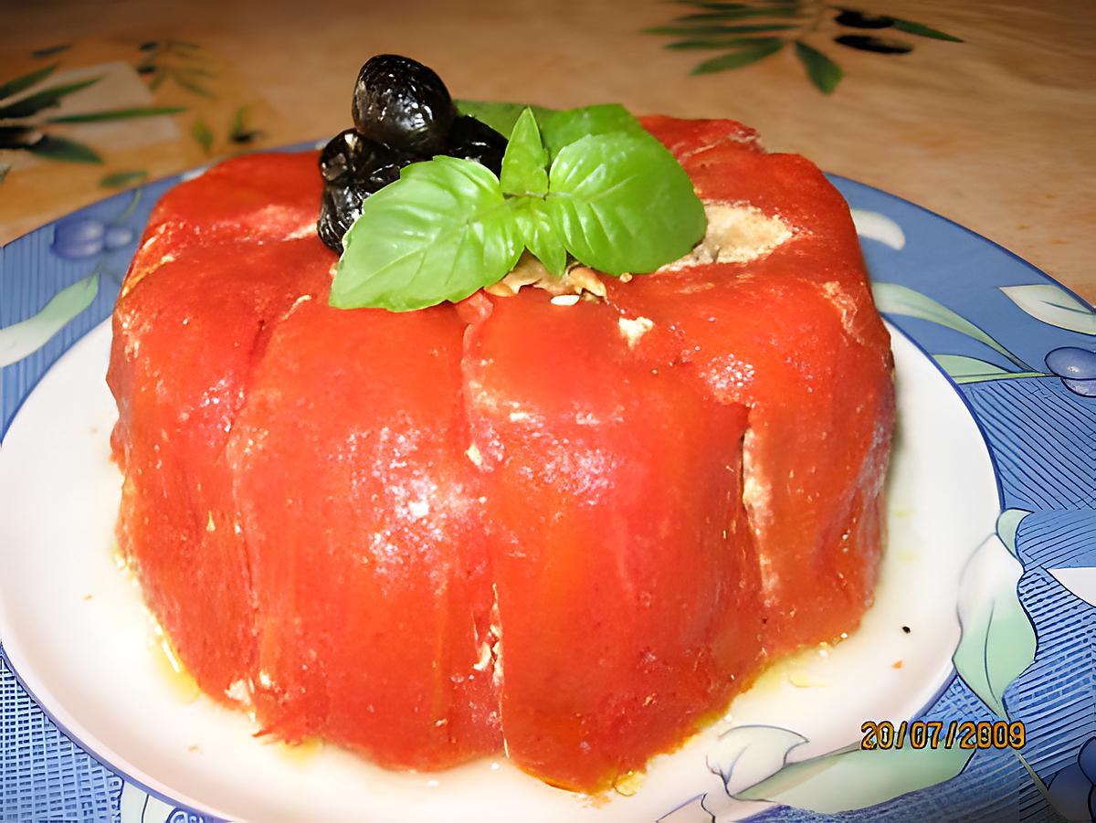 recette Charlotte de Tomate Cornu des Andes