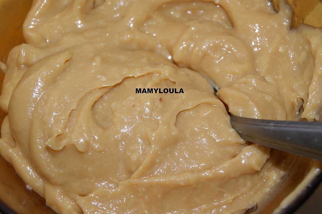 Crème pâtissière aromatisée au caramel