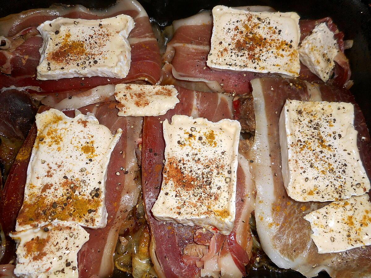 recette cote de porc au chaource