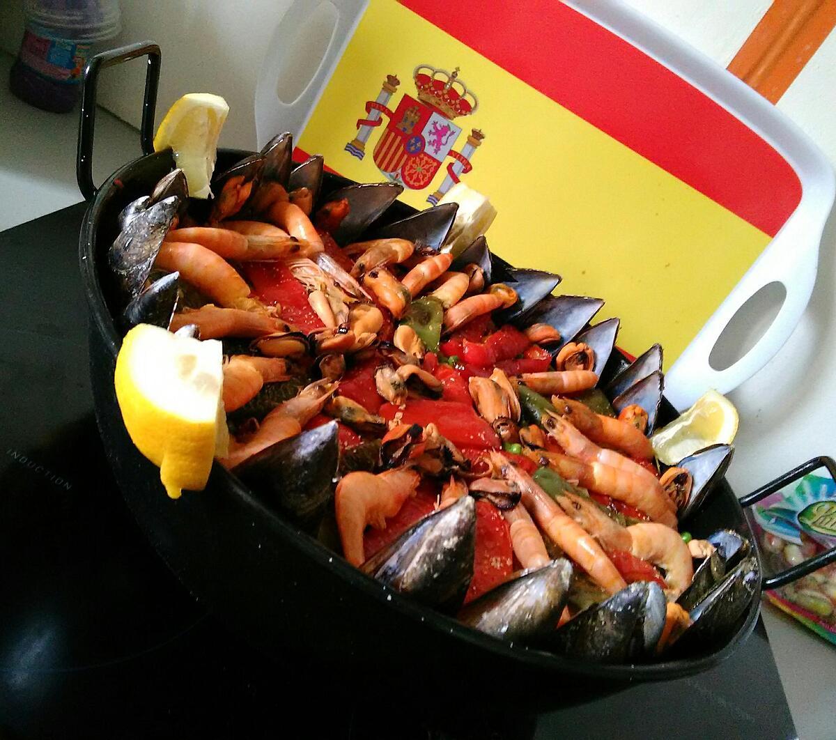 recette Notre Paella Familiale