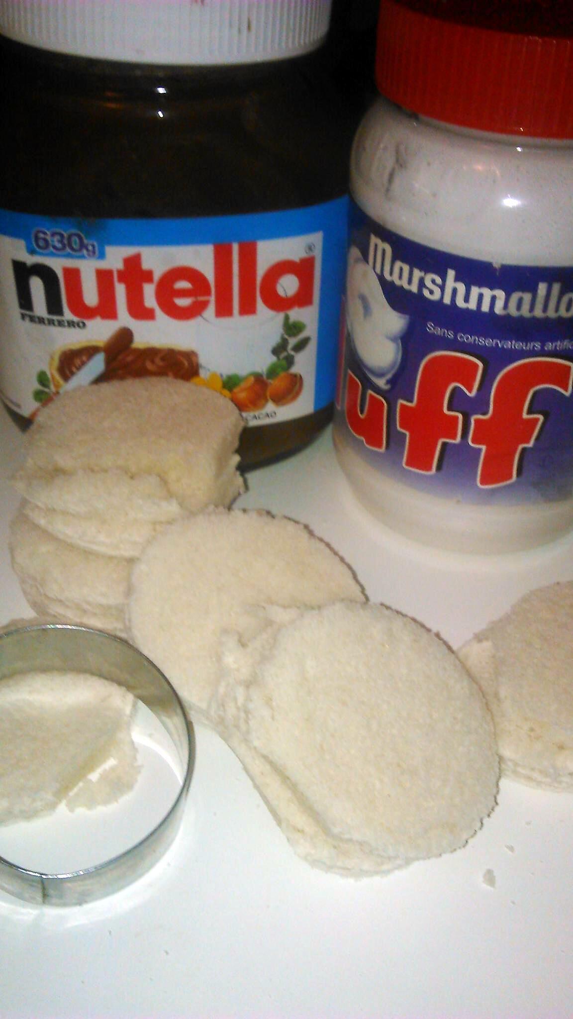 recette Beignets de pain de mie au Nutella Fluff