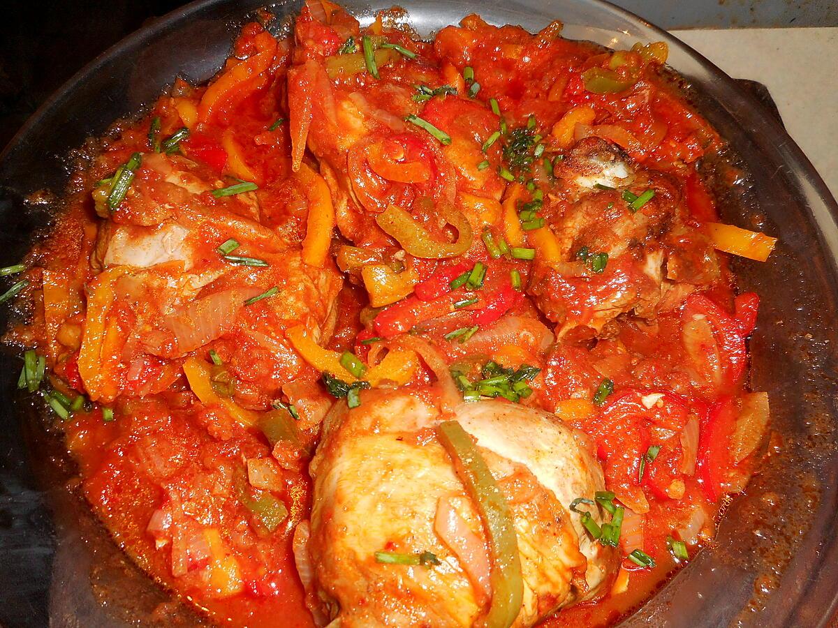 recette Cuisse de dinde basquaise