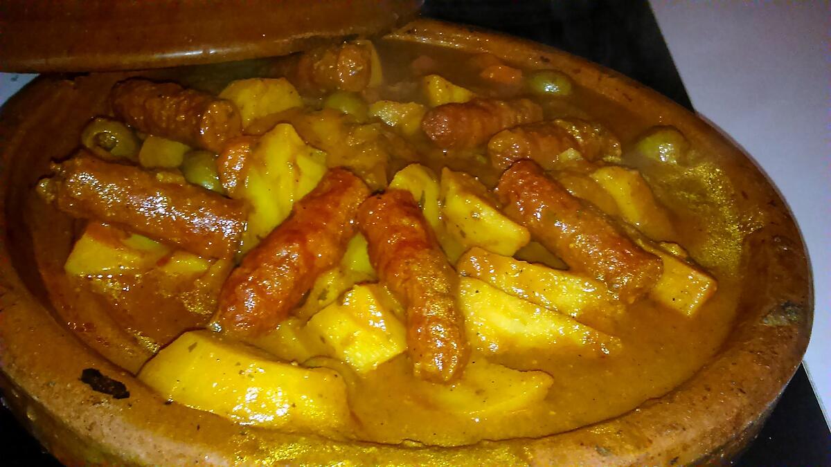 recette Tajine de merguez