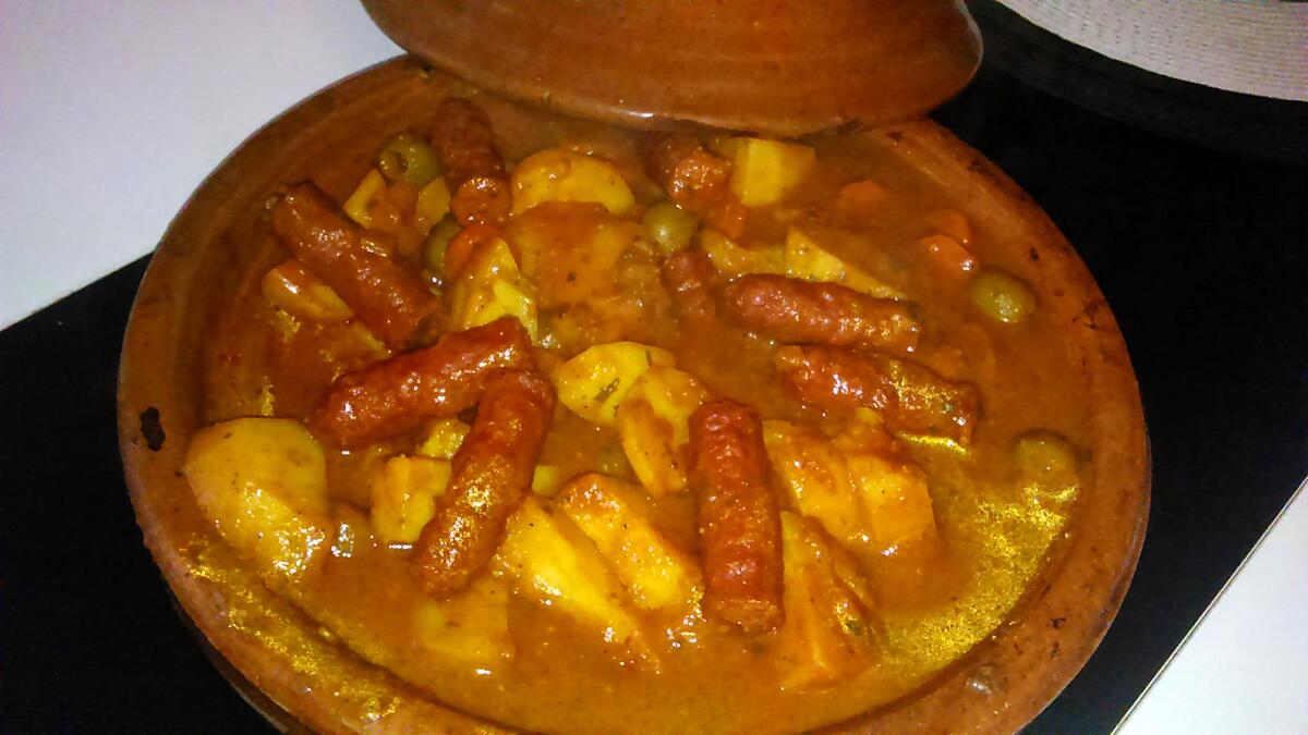 recette Tajine de merguez