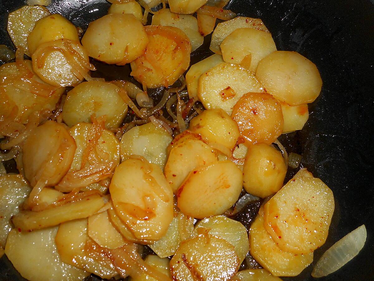 recette Tortilla pommes de terre,chorizo