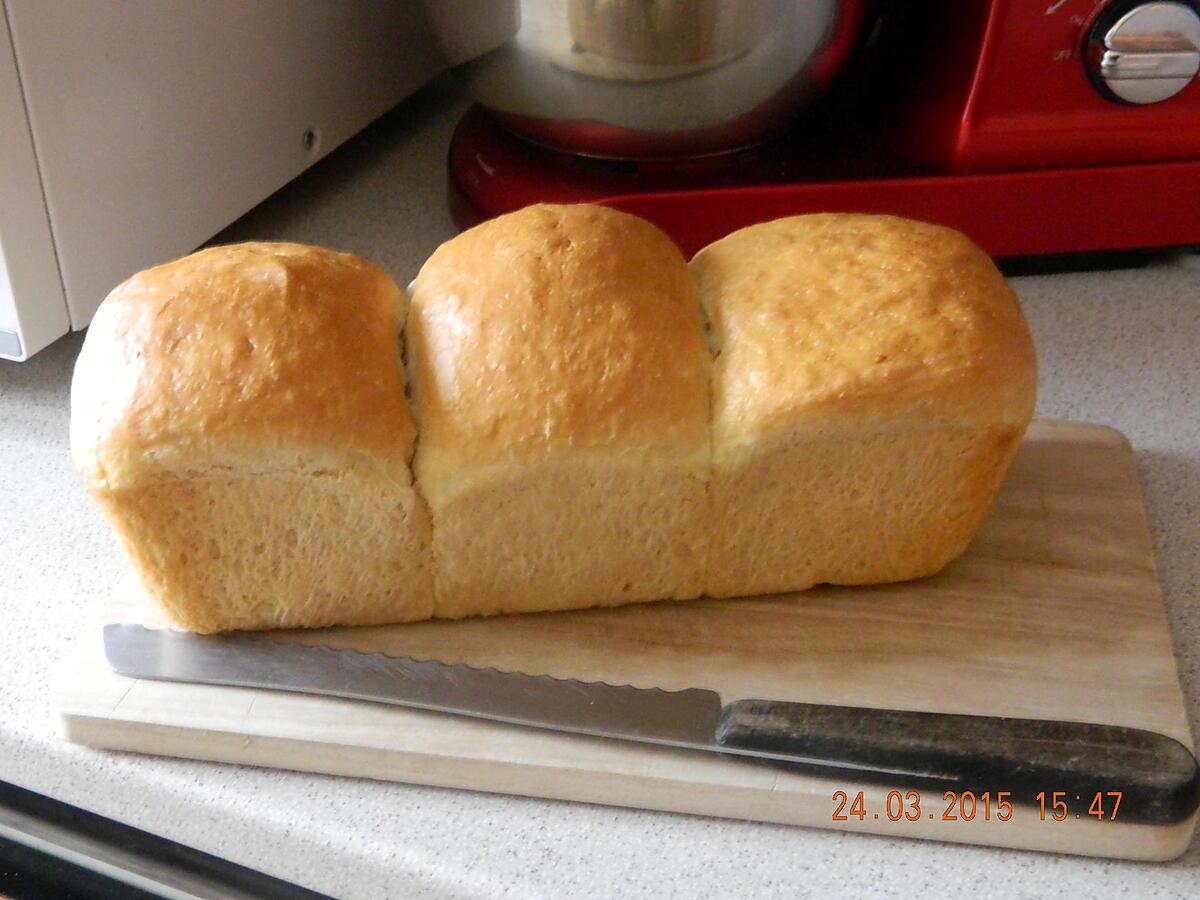 recette Pain de mie Mousseline