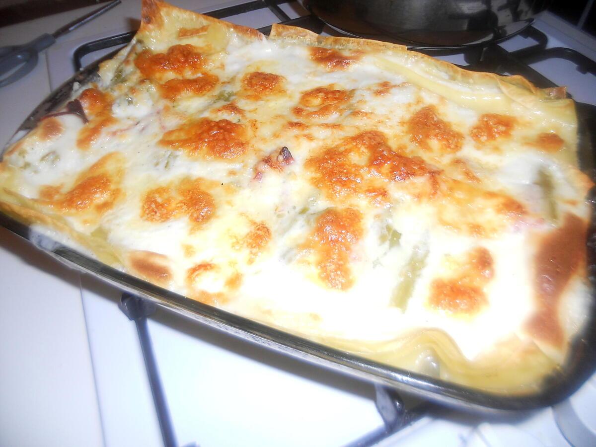 recette Lasagnes aux asperges