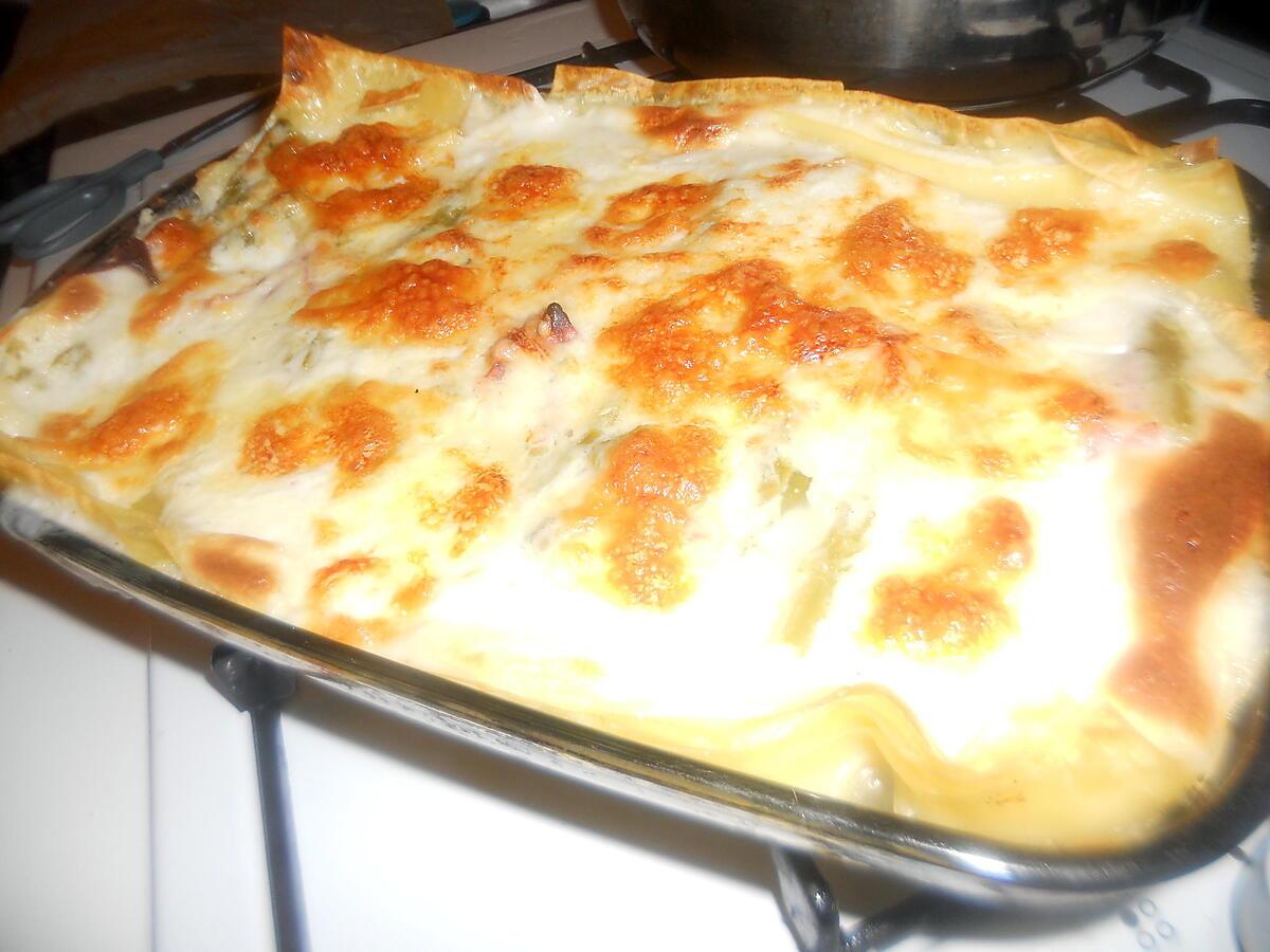 recette Lasagnes aux asperges