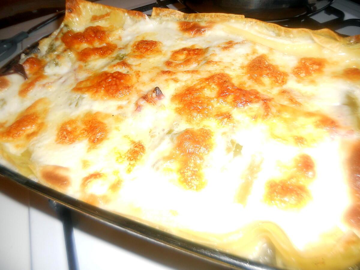 recette Lasagnes aux asperges