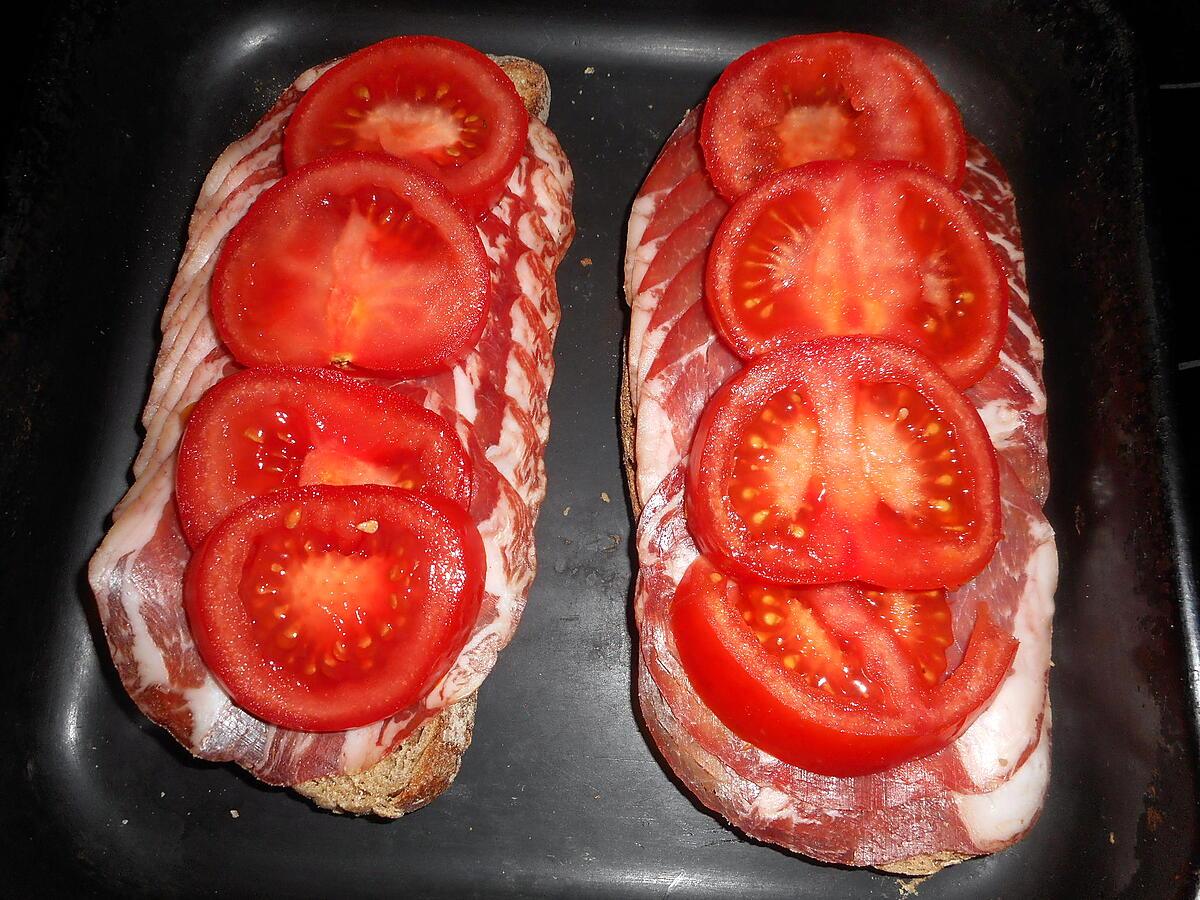 recette Crostinis à la coppa et mozzarella