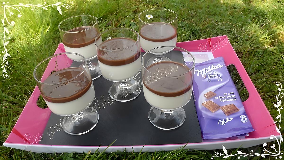 recette Panna Cotta crème Milka