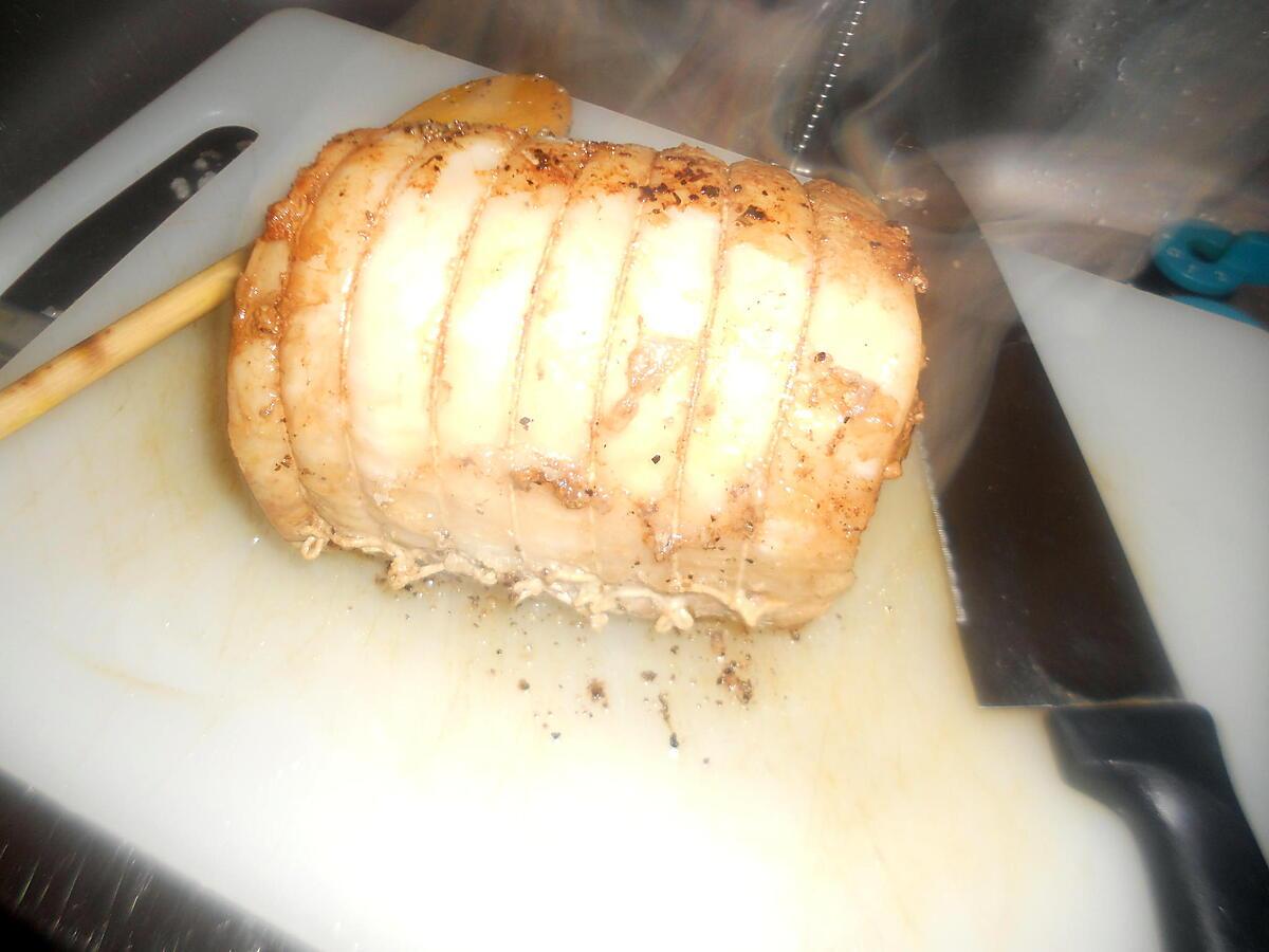 recette Roti de porc en croute
