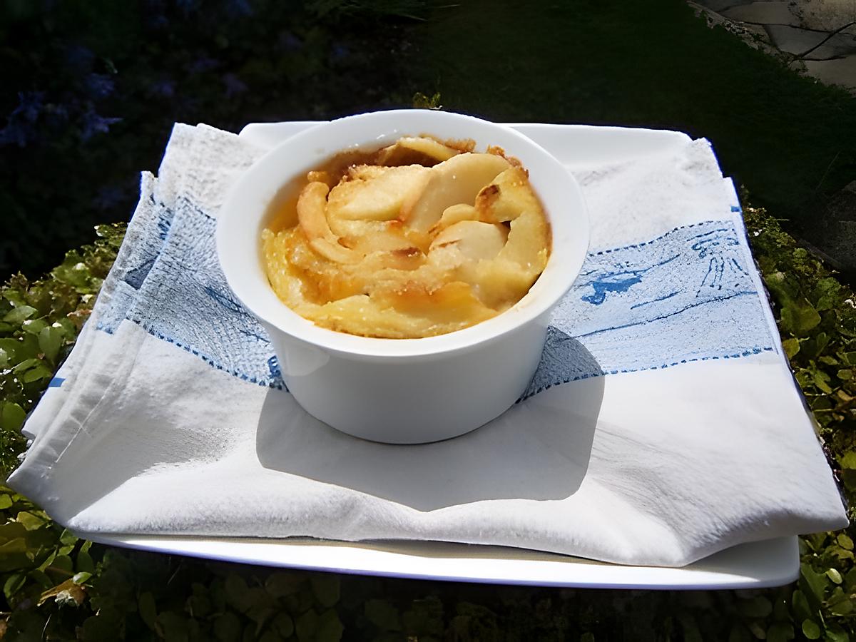 recette Clafoutis aux pommes et beurre salé