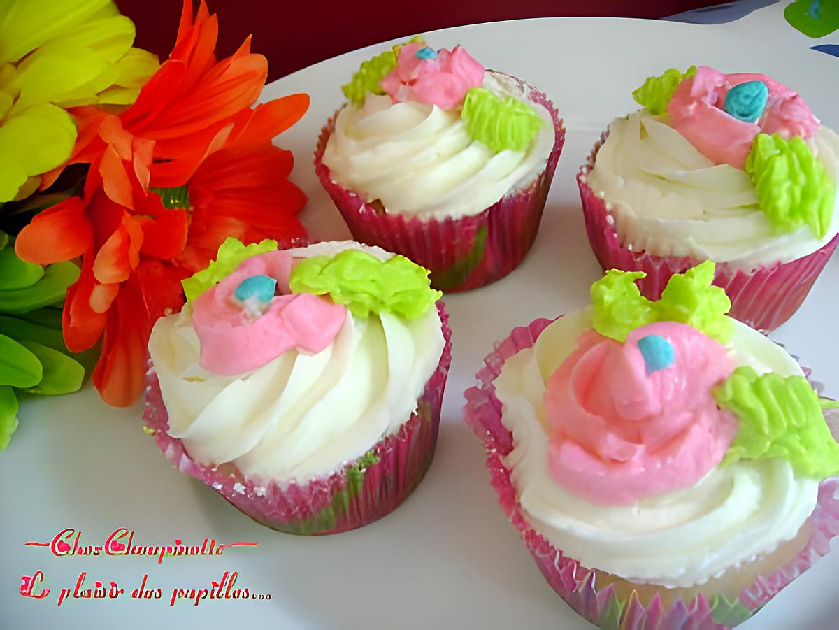 recette ~ Cupcakes à la vanille~ 