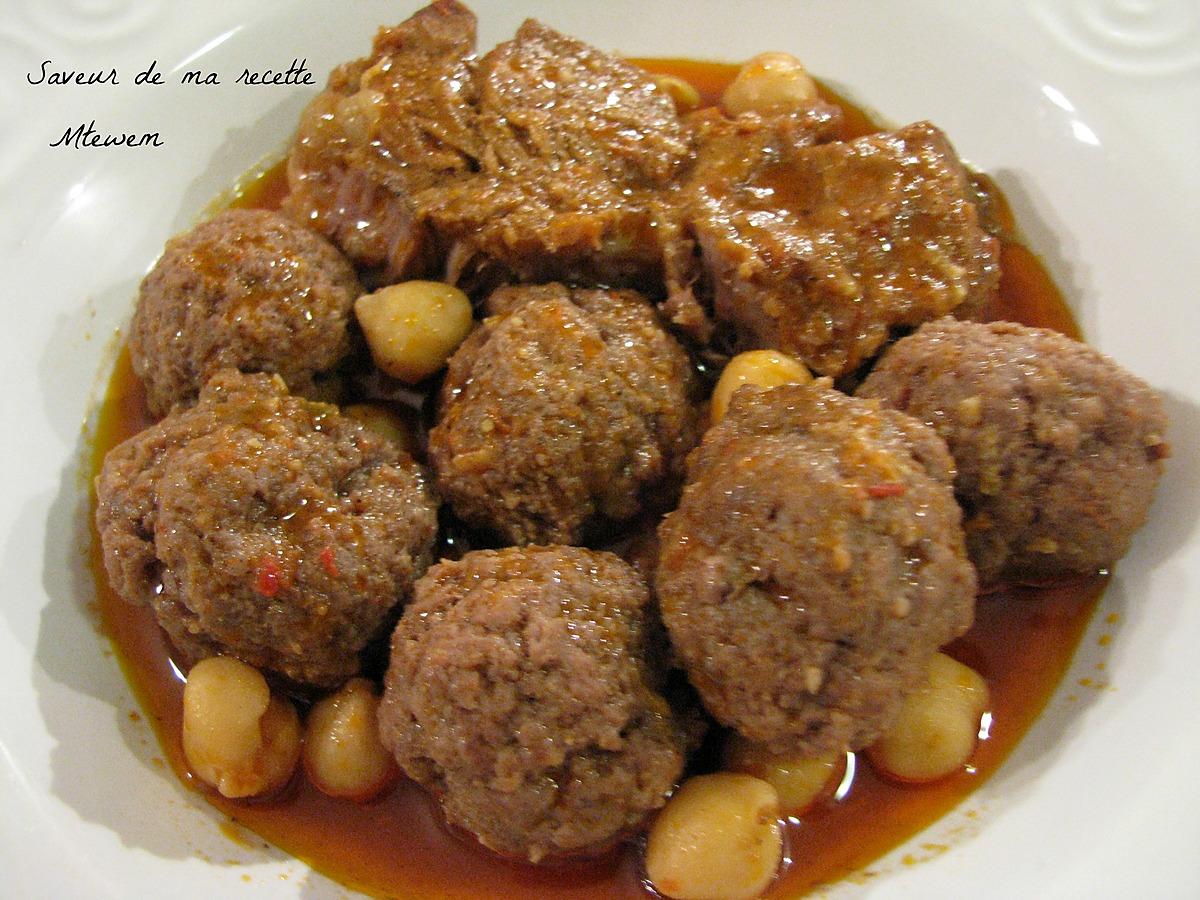 recette Mtewem en sauce rouge