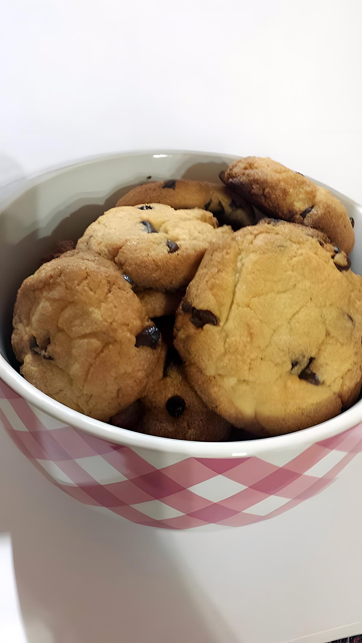 recette Cookies aux pépites de chocolat