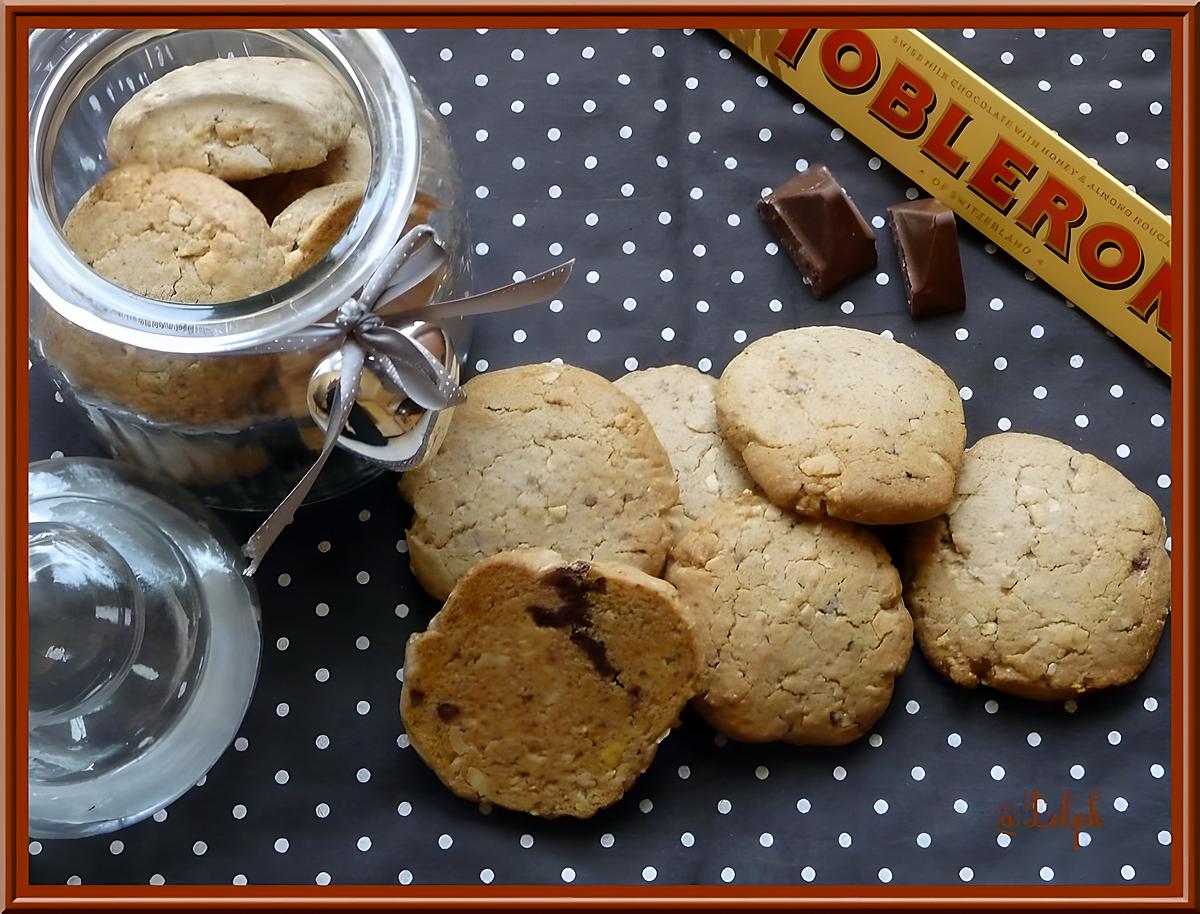 recette Cookies au Toblerone et Amandes