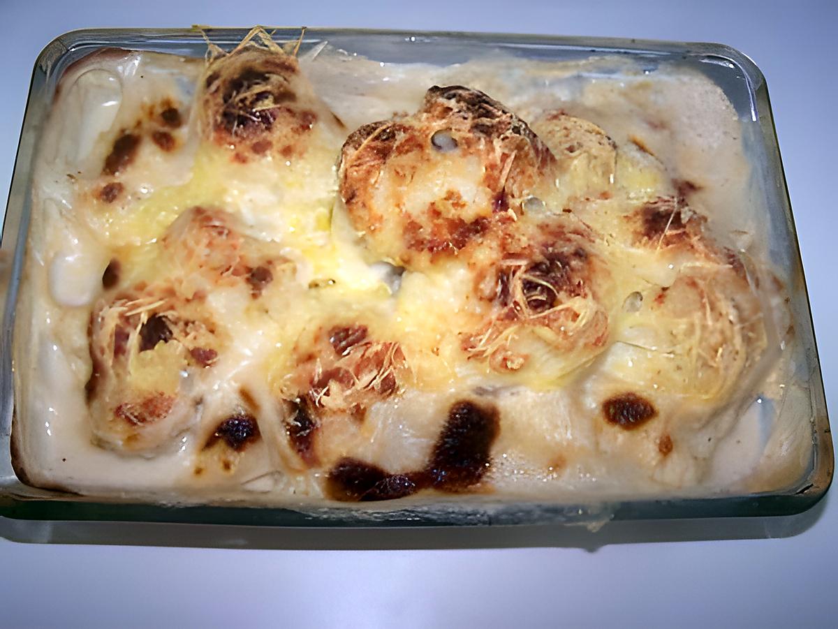 recette GRATIN DE CHOUX FLEURS