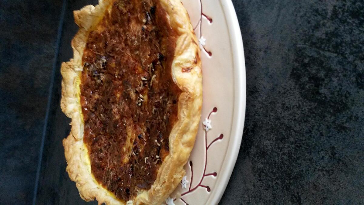 recette quiche poireaux, lardons, chevre