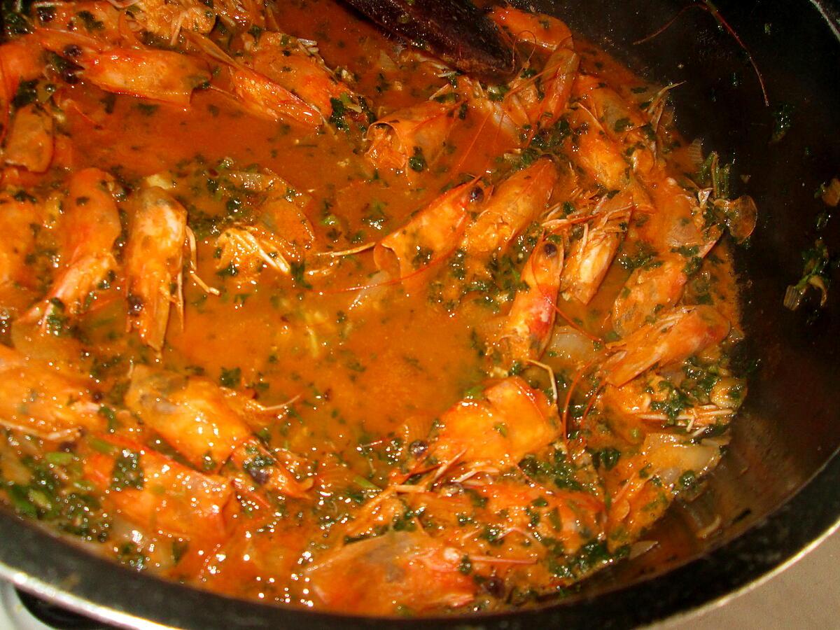 recette cassolettes fruits  de mer  sauce whisky