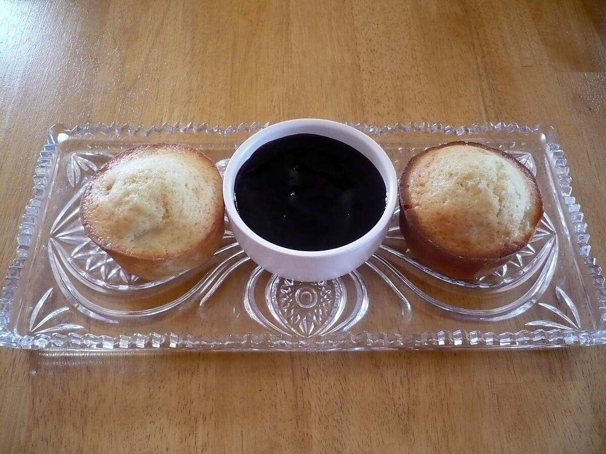 recette Muffins fourrés confiture de mûres