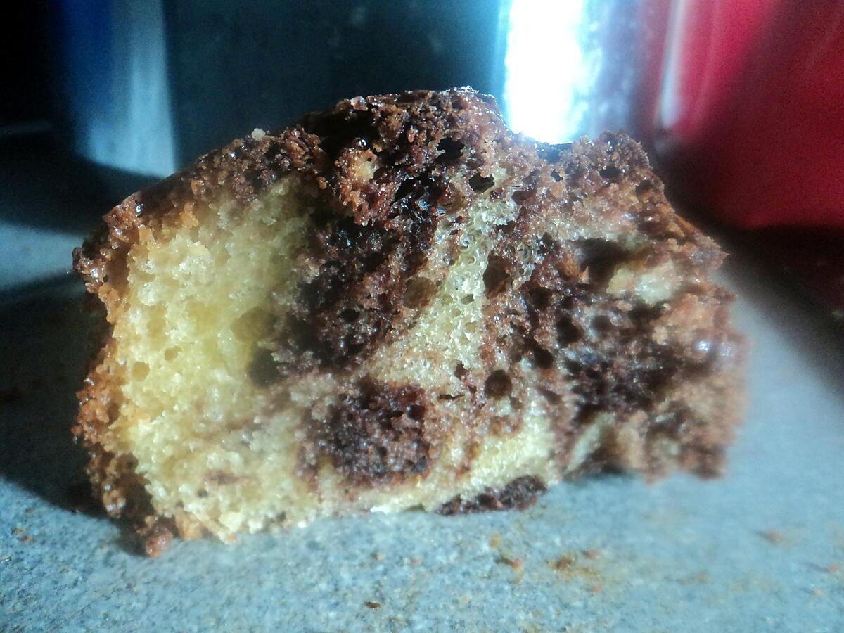 recette cake marbré  au chocolat