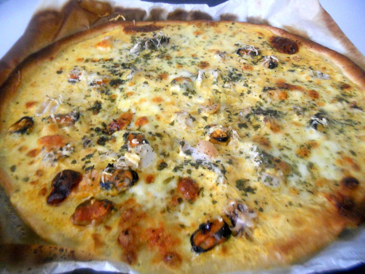 recette Pizza aux fruit de mer