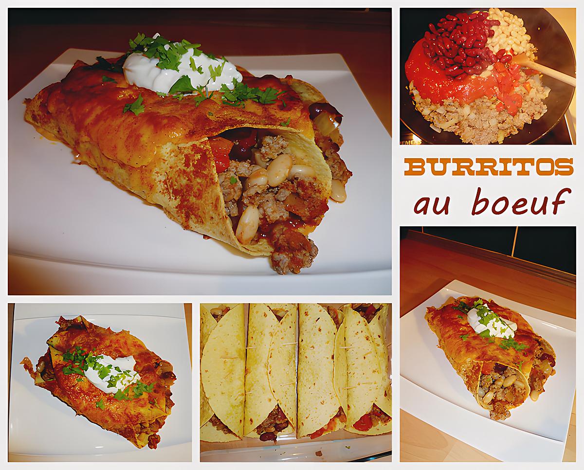 recette Burritos au boeuf