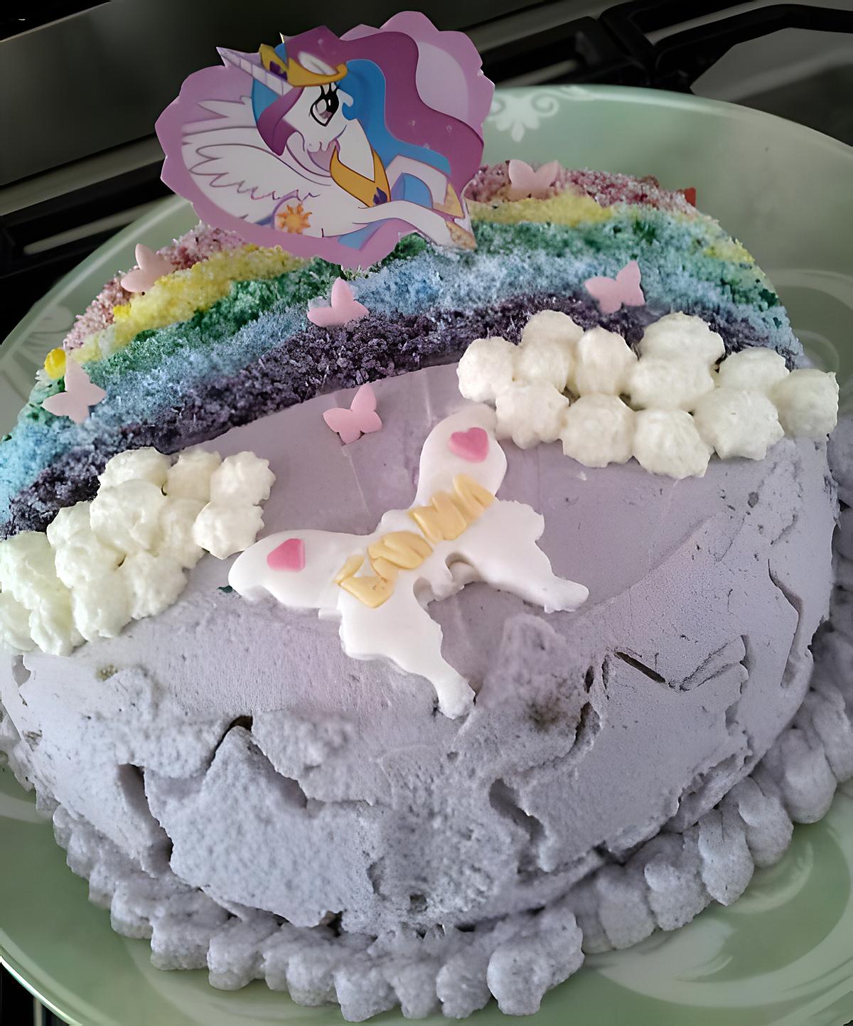 recette Gâteau d'Anniversaire My Little Pony