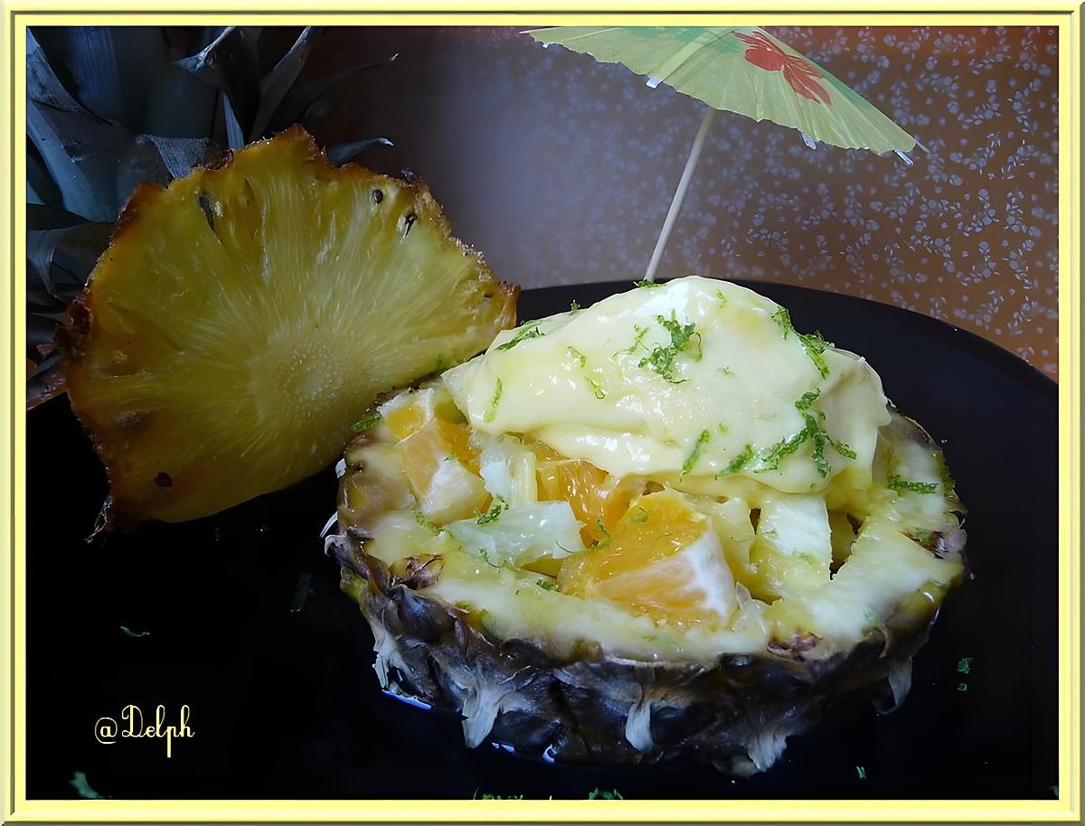 recette Tartare d'ananas et son sorbet