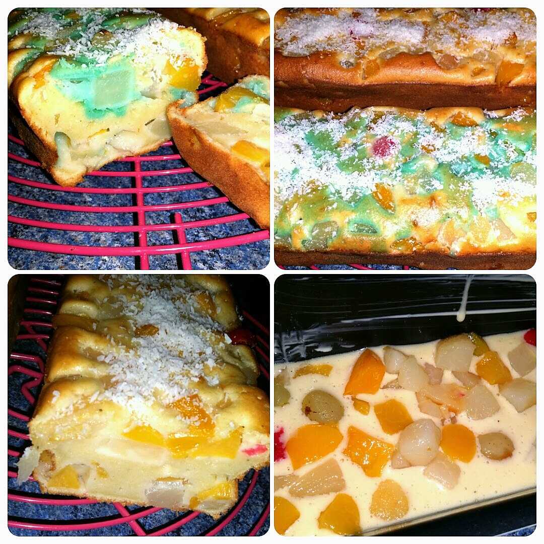 Recette de Cake aux fruits au sirop