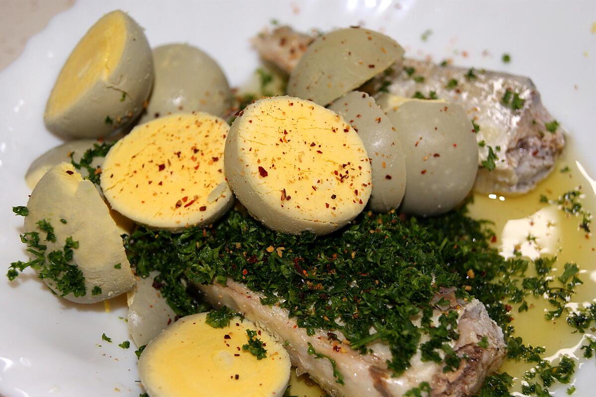 recette Oeufs mousse de thon et Oeufs sardines