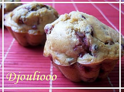 recette Muffins Nutella Framboises Crumble de Julia