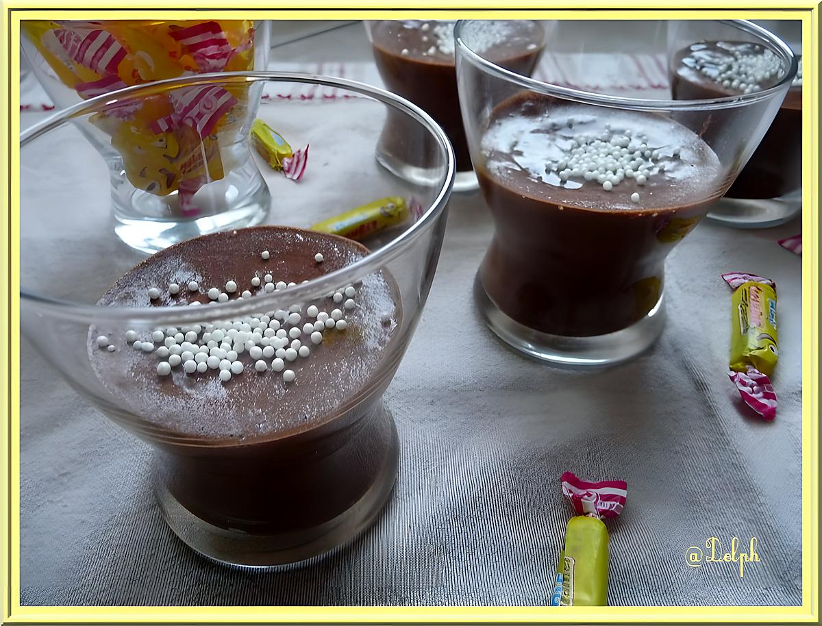 recette Mousse au chocolat et Carambar