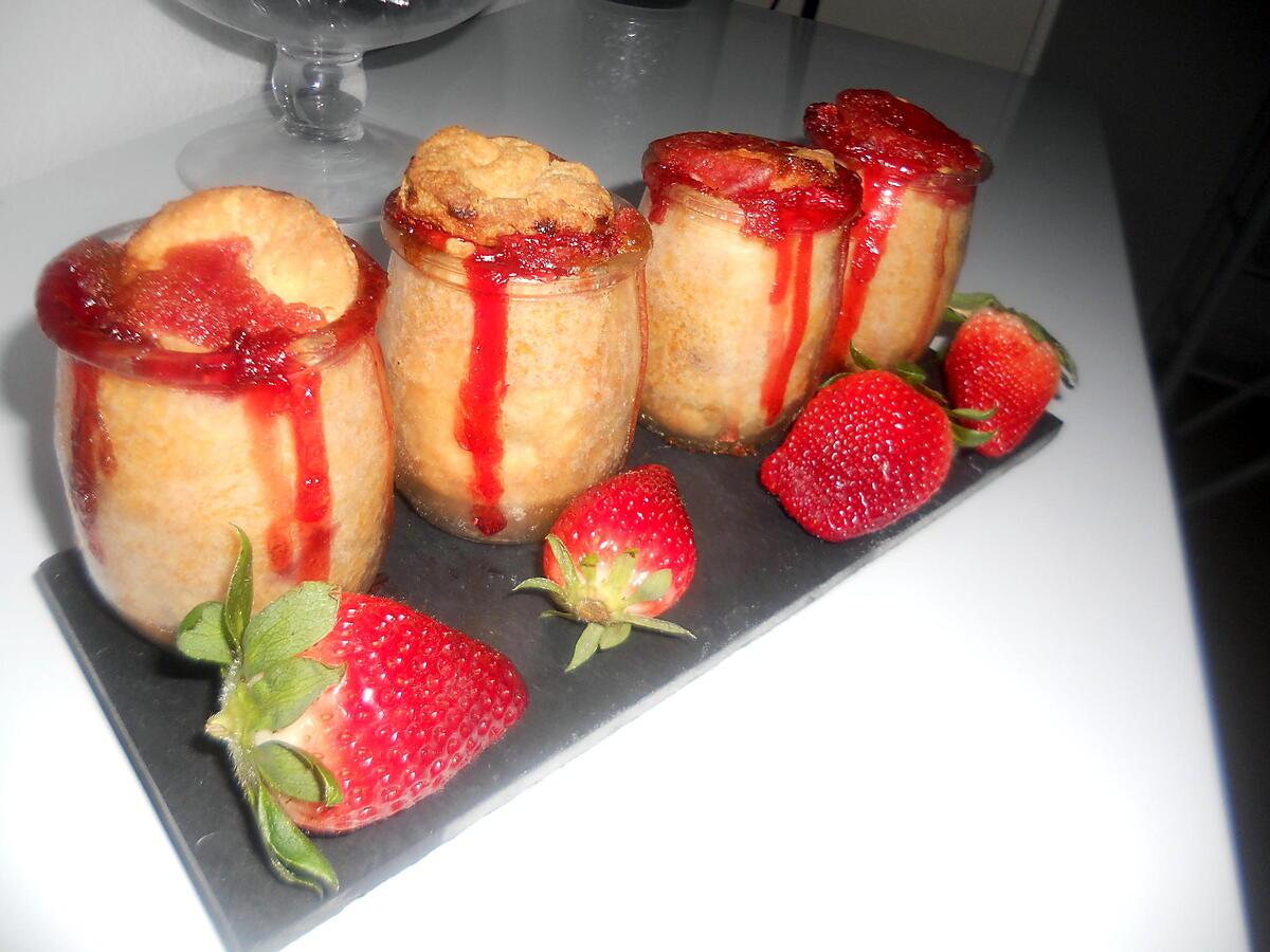 recette Tarte aux fraise dans pots