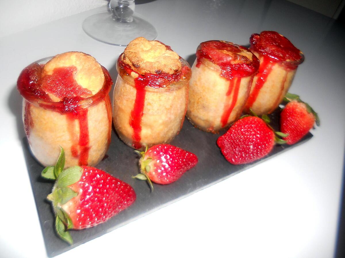 recette Tarte aux fraise dans pots