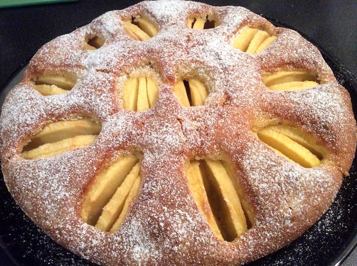 recette gâteau rustique aux pommes