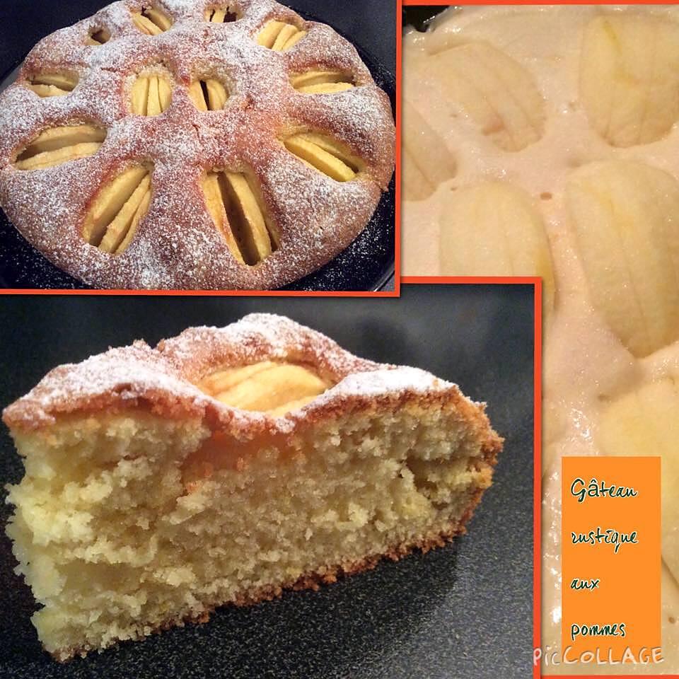 recette gâteau rustique aux pommes