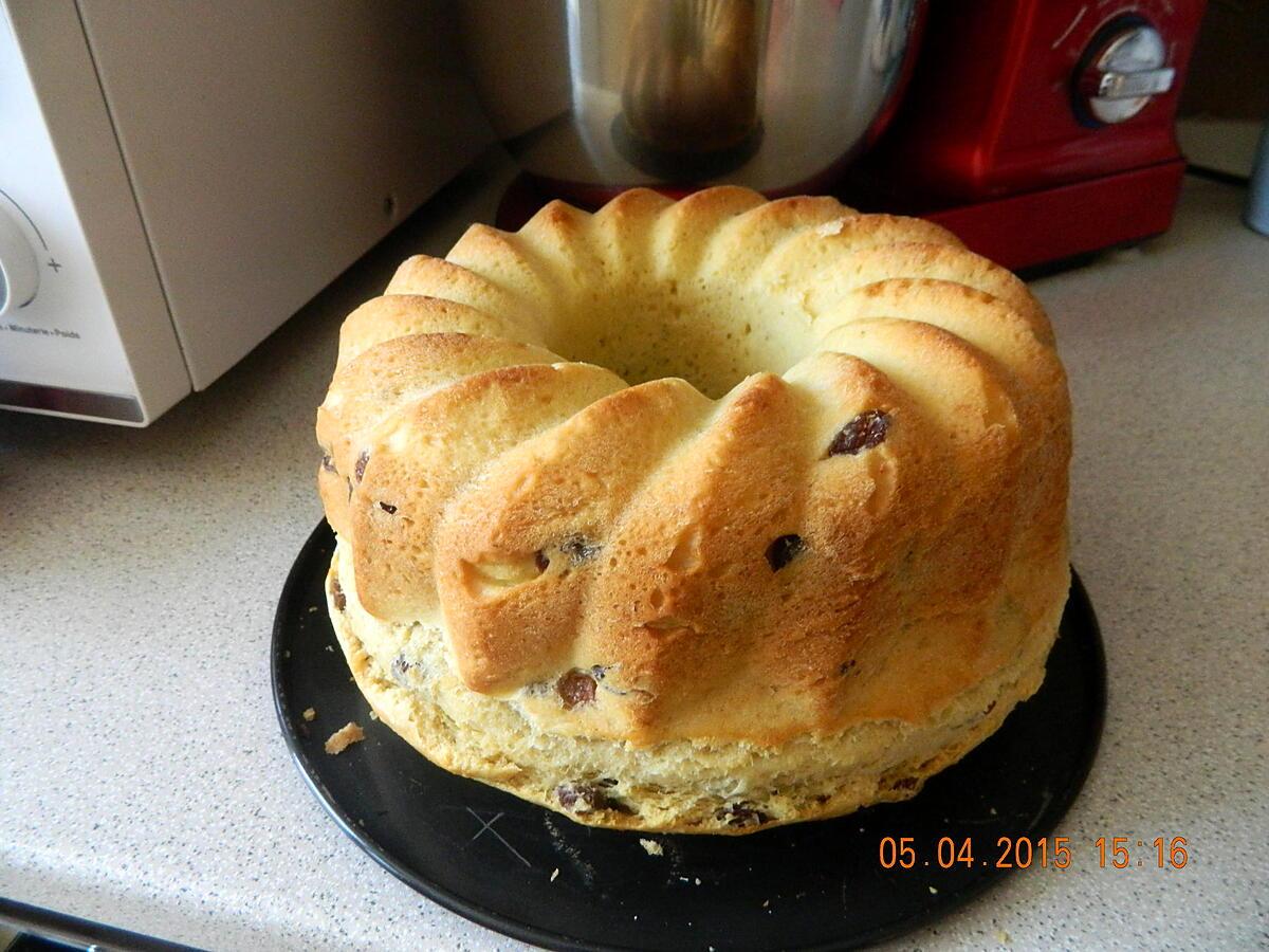 recette Brioche aux  raisins secs