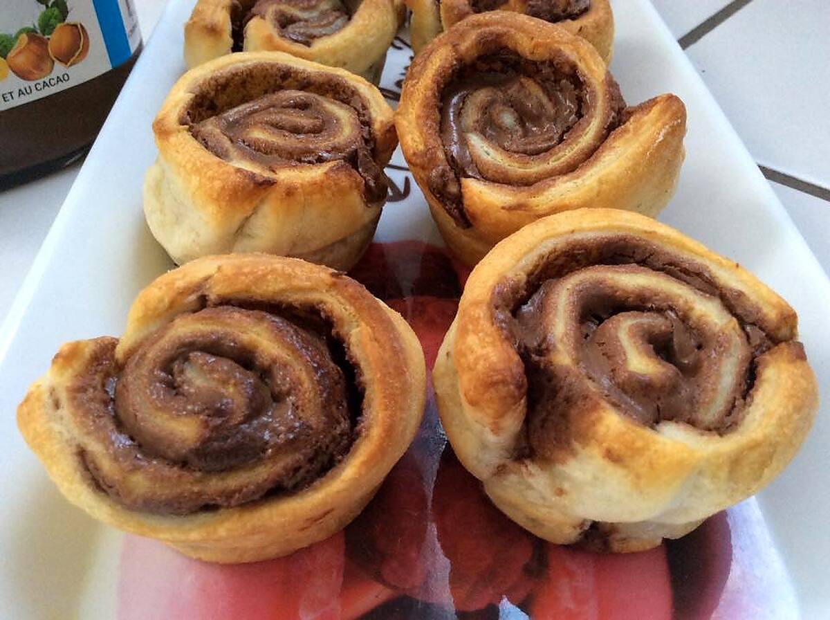 recette tourbillons nutella-cannelle