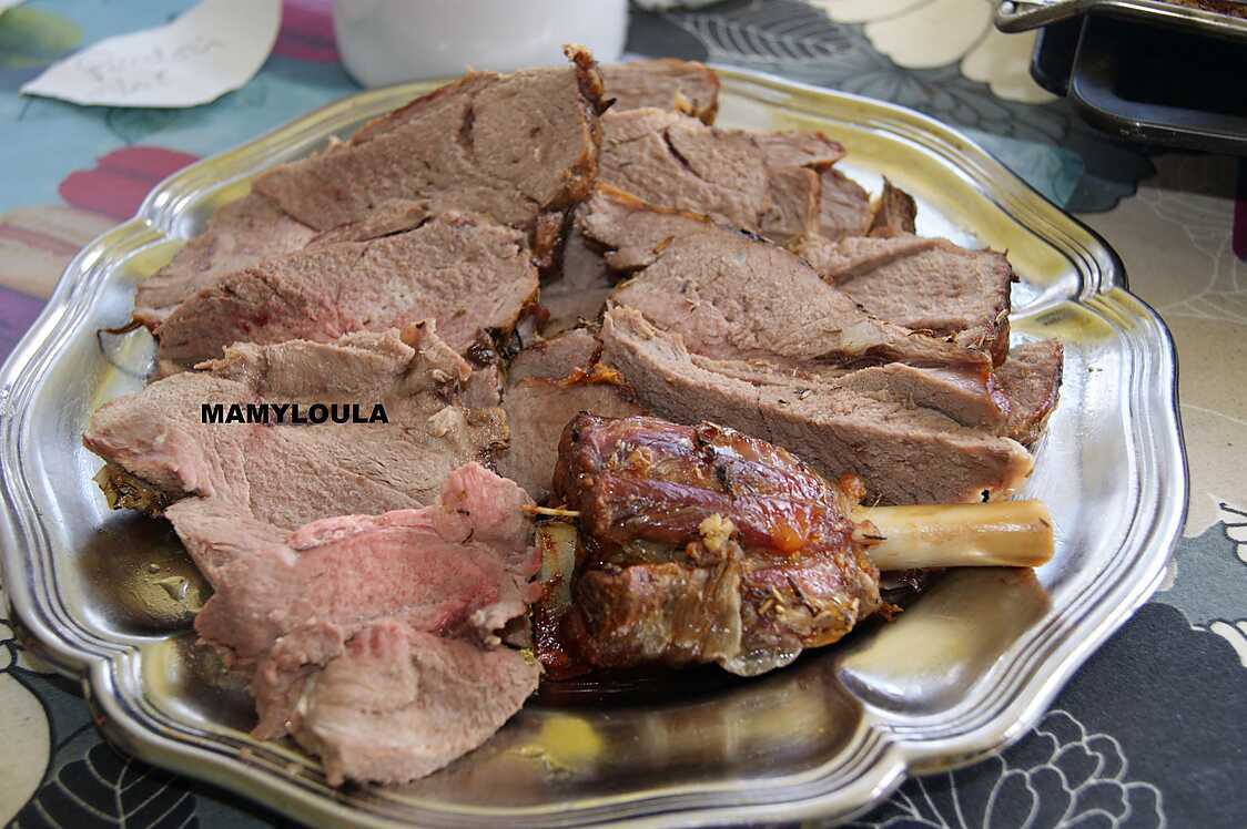 Recette de Gigot d'agneau par Mamyloula