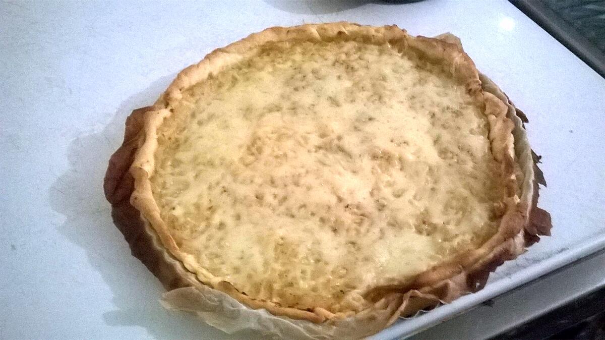 recette TARTE A L'OIGNON